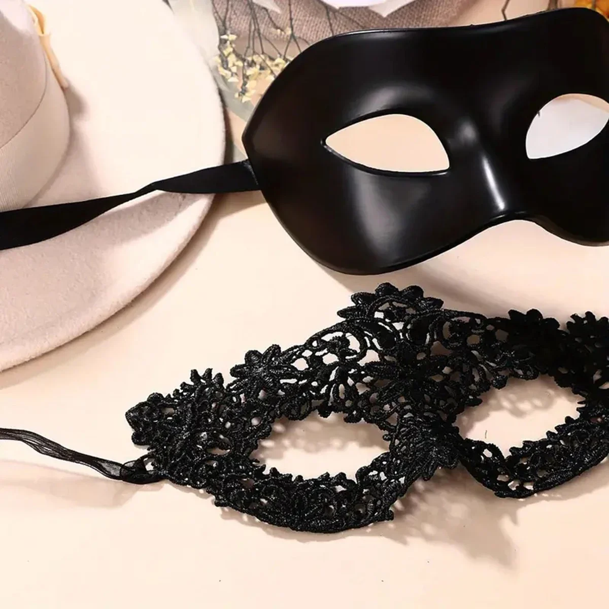 Juego de 2 máscaras de disfrac - Black Face Mask Pack reseña y precio