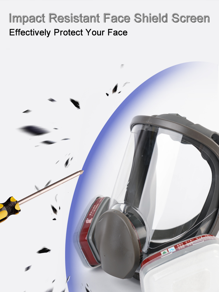 Respirador de Gas de cara comp - Dust Mask Construction reseña y precio