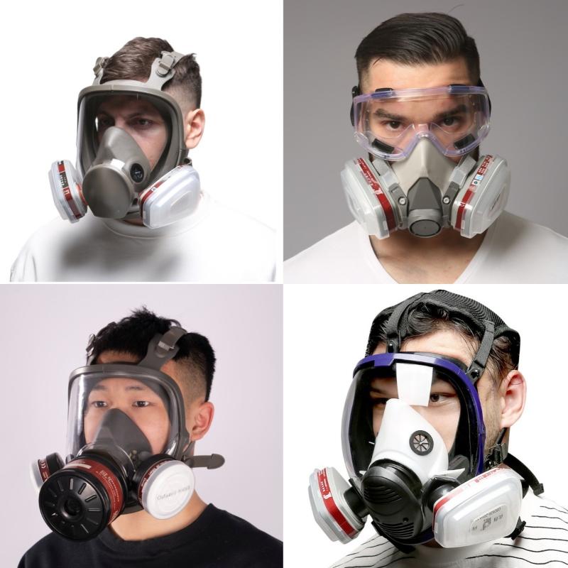 1 Juego de Mascarillas Antipol - Respirator Half Face reseña y precio