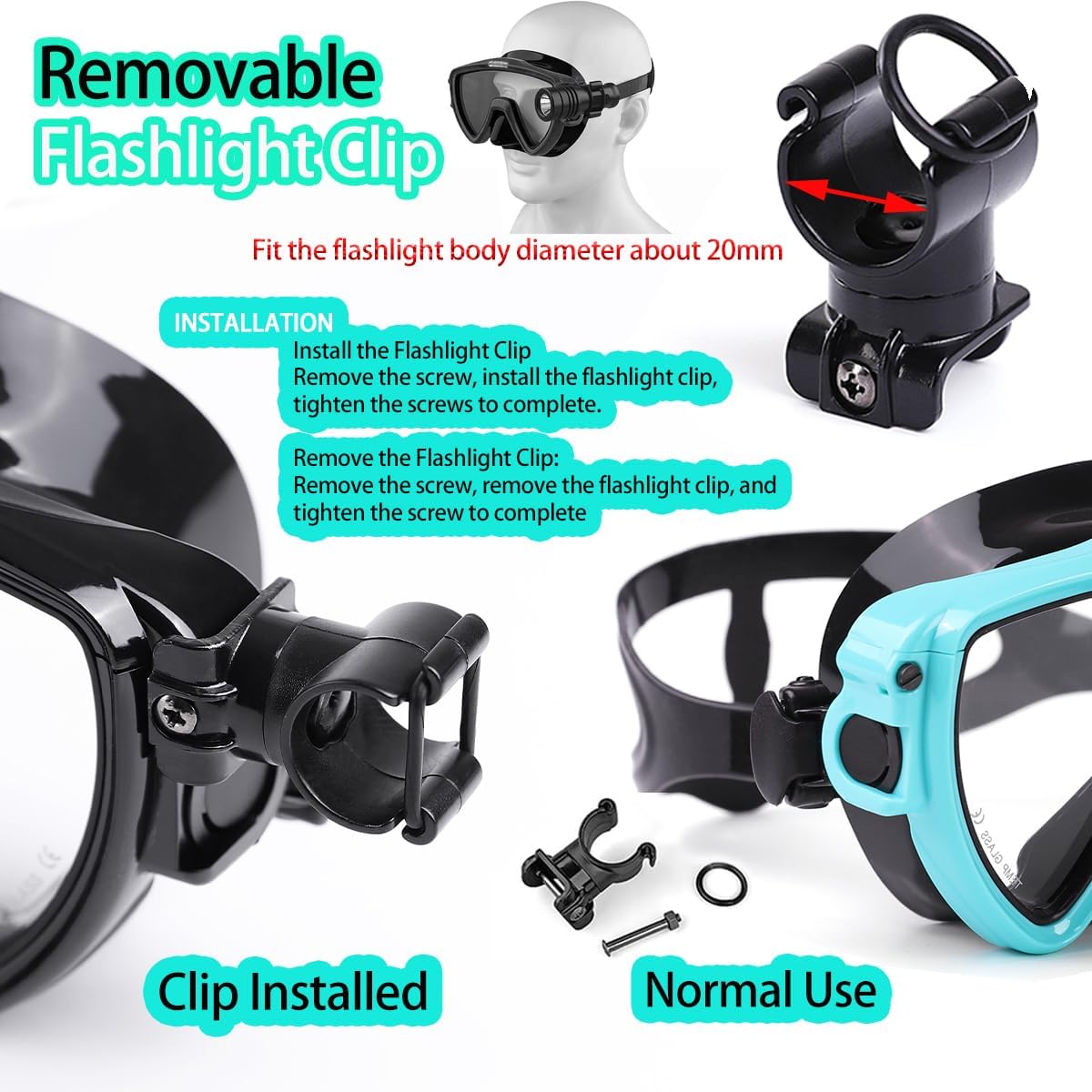 Mascarilla de buceo con soport - Silicone Mask Bracket reseña y precio