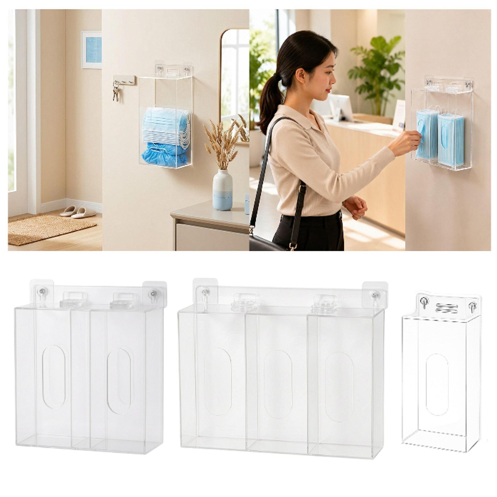Dispensador de mascarillas y c - Face Mask Storage Box reseña y precio